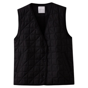 水云间鹅绒马甲内胆轻薄羽绒服外套马夹女坎肩无袖叠穿上衣2025冬