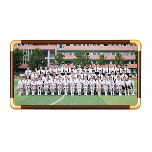 仿铜角毕业照相框摆台高级感团体集体照片会议合影相册框定制挂墙