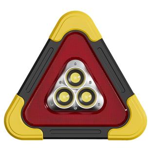 汽车三脚架警示牌LED三角架太阳能反光车载应急救援爆闪灯停车用