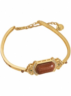 金砂石手链可调节手镯