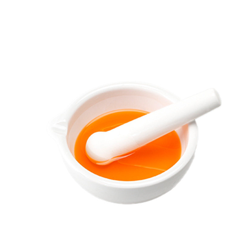 加厚陶瓷研钵研磨棒捣药碗化学实验磨粉研药家用蒜泥捣碎磨棒器材