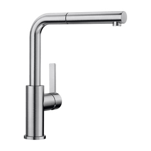 德国原装进口铂浪高Blanco厨房LANORA-S不锈钢冷热水龙头526597