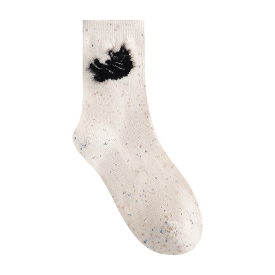 Himade女生可爱加厚保暖中筒袜子