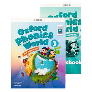 新版牛津自然拼读opw Oxford Phonics World 1 2 3 4 5 主课本+练习册自然拼读少儿英语自然拼读phonics 牛津拼读 牛津OPW