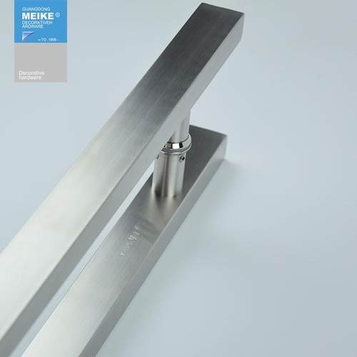 玻璃门正宗304方管拉手不锈钢加厚大门木门把手拉丝五金配件