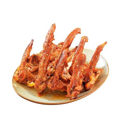 阿炳四口味！风干鸭锁骨麻辣小吃