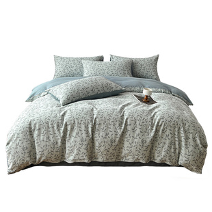 a类双层纱纯棉被套200x230cm单人被罩1.5米单件220x240cm全棉被单