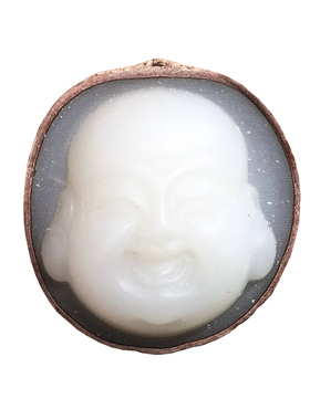 带皮大菩提根雕刻文玩原皮菩提子手工diy吊饰弥勒佛观音配饰吊坠