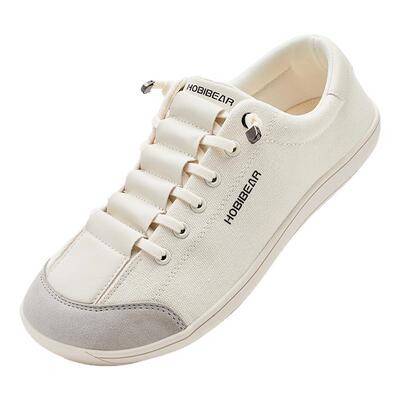 HOBIBEAR宽楦赤足鞋百搭4E宽头零落差平步男女室内健身综合训练