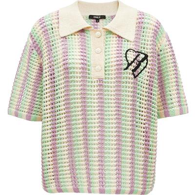 ONLYPOLO领拼色针织衫