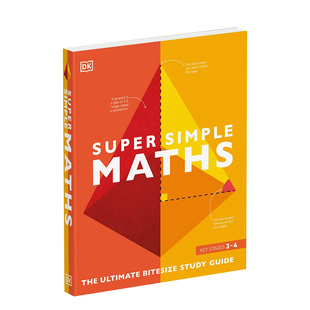 【现货】DK儿童百科 简易数学Super Simple Maths 12岁以上青少年理科课外辅助指南 专业英文原版 善本图书