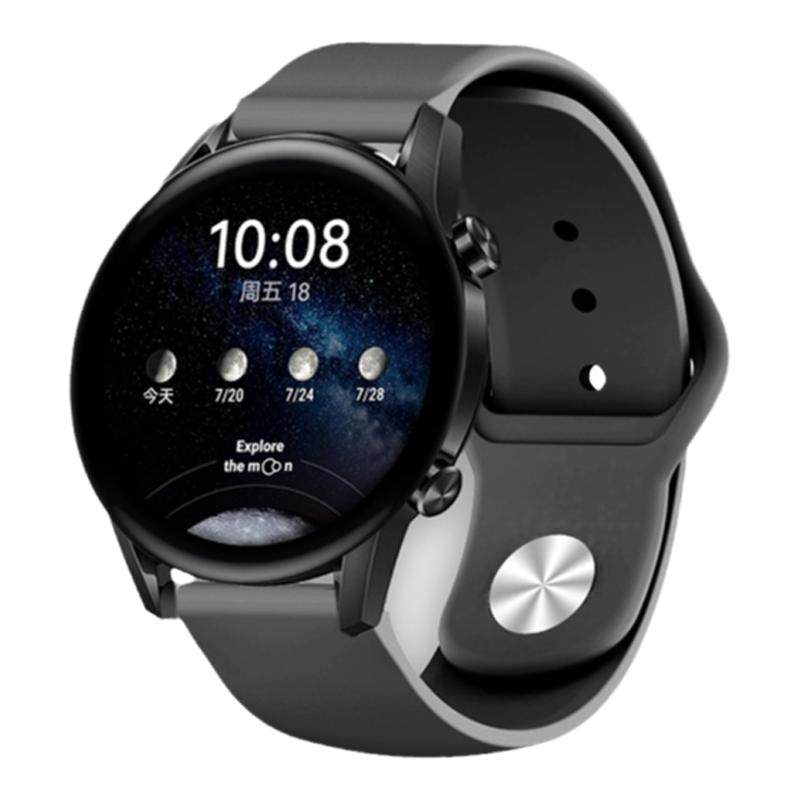 适用华为GT6手表带watch5反扣gt5pro硅胶watch4pro智能腕表带GT4链gt3男女运动buds荣耀春夏季透气新款配件