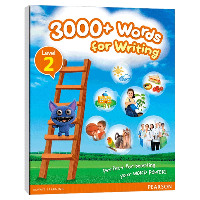 香港小学英语写作3000词2级别 朗文英语小学教材 英文原版 3000+ Words For Writing 培生PTE剑桥少儿英语词汇备考书 英文版原版