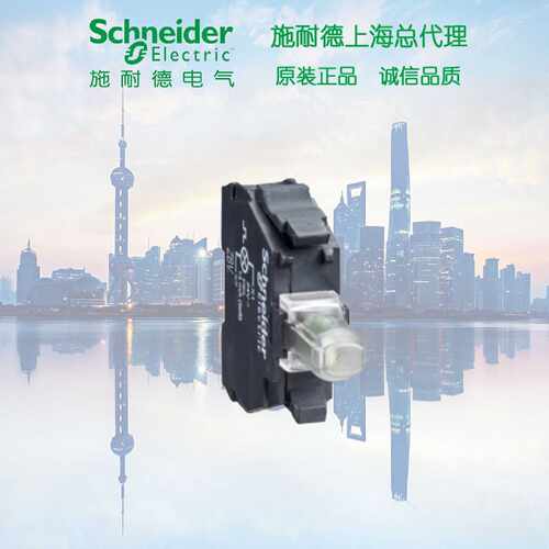 议价原装正品 施耐德 ZBVM1 指示灯模块 白色 230...240V 带LED指