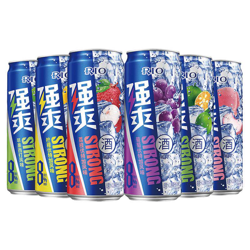 rio强爽8度鸡尾酒啤酒气泡酒