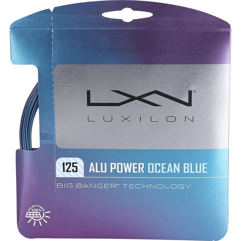 Luxilon力士浪网球线wilson威尔胜费德勒专业聚酯硬软线ALU POWER