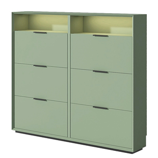 烤漆超薄鞋柜源头工厂家用门口奶油风门厅入户极窄款翻斗玄关柜