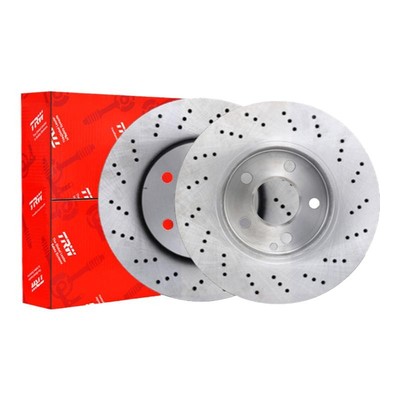 TRW天合打孔前刹车盘适配奔驰SLK,E(A207),SLC