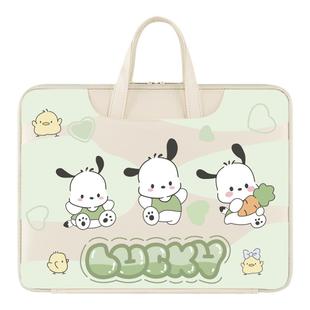 笔记本电脑包手提时尚15.6寸适用小米女苹果戴尔可爱air13联想小新14华为macbook荣耀matebook华硕pro卡通ins