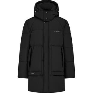雪中飞2025新款保暖羽绒服男中长款时尚韩版休闲工装户外套潮袄子