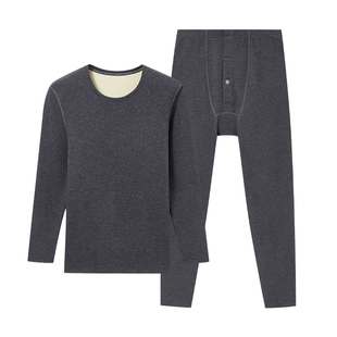 三枪热力弹保暖内衣男冬季加绒加厚抗菌羊绒蚕丝保温秋衣秋裤套女