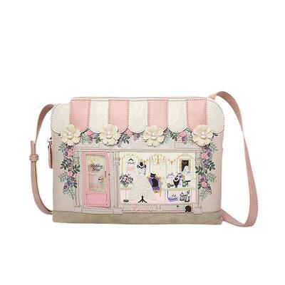 Vendula英国原创手工女包 婚纱店系列甜美花嫁粉色系百搭斜挎包