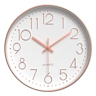 钟表客厅挂钟简约现代时钟挂墙家用时尚小清新卧室静音石英钟挂式