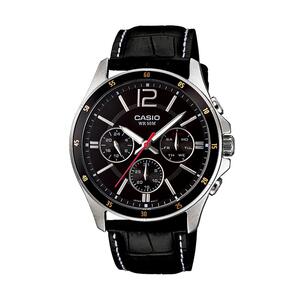 【自营】Casio/卡西欧手表时尚简约商务男表石英腕表钢带皮带送礼