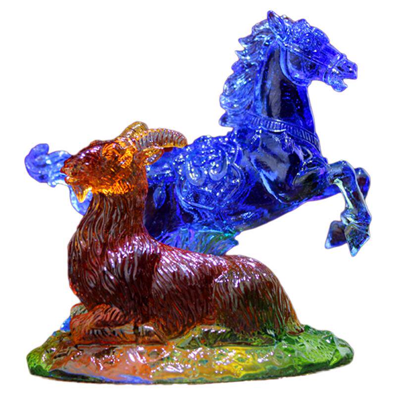 宋韶光大师集雅轩十二生肖吉祥物2026年属马本命年鼠猴虎蛇兔摆件