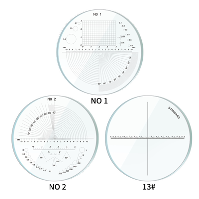 放大镜玻璃刻度镜片30mm测量范围