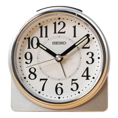 SEIKO贪睡小闹钟静音扫秒