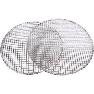 韩式不锈钢烤网商用烧烤网烤肉篦子方格烤盘家用炭火烤肉圆网碳烤