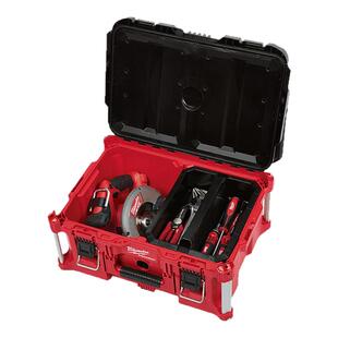 Milwaukee美沃奇工具箱家用大号多功能五金组合堆叠箱盒进口8425