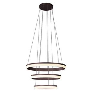 大气客厅吊灯欧式高端复古大厅主灯三层法式现代餐厅圆环网红吊灯