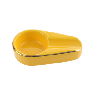 雪茄烟灰缸创意个性时尚陶瓷KTV便携式家用烟缸雪茄专用定制印字