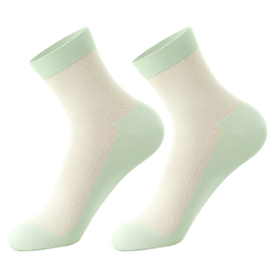 春夏季袜子女薄款纯棉防臭2026新款爆款中筒透气网眼全棉春秋短袜