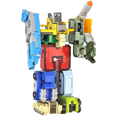 数字字母变形玩具机器人益智儿童