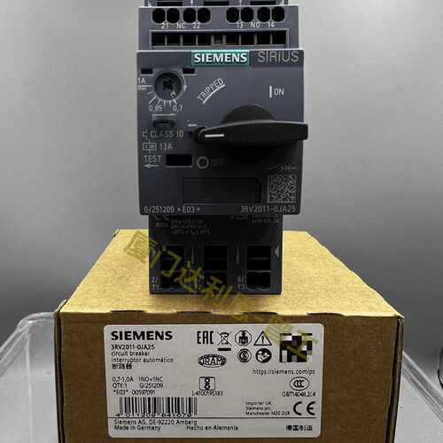 溢价-3RV2011-0JA25 塑料外壳式断路器#SI
