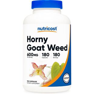 现货美国Nutricost Horny Goat Weed淫羊藿提取物 600mg180粒胶囊