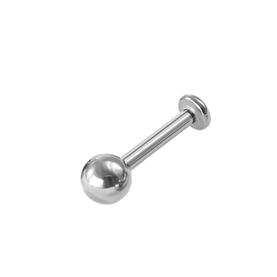 舌钉钛合金植入级F136医用材质圆球平底内螺纹舒适可喝酒穿刺饰品