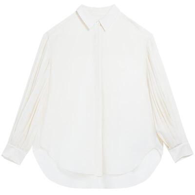 【桑蚕丝】BLUE ERDOS气质宫廷袖衬衫上衣B245HB007