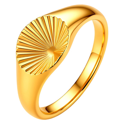戒指复古中性指环ring小号6号
