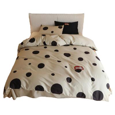 全棉贡缎四件套轻奢高级感刺绣