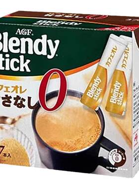 AGFBlendy速溶咖啡粉0沙糖拿铁