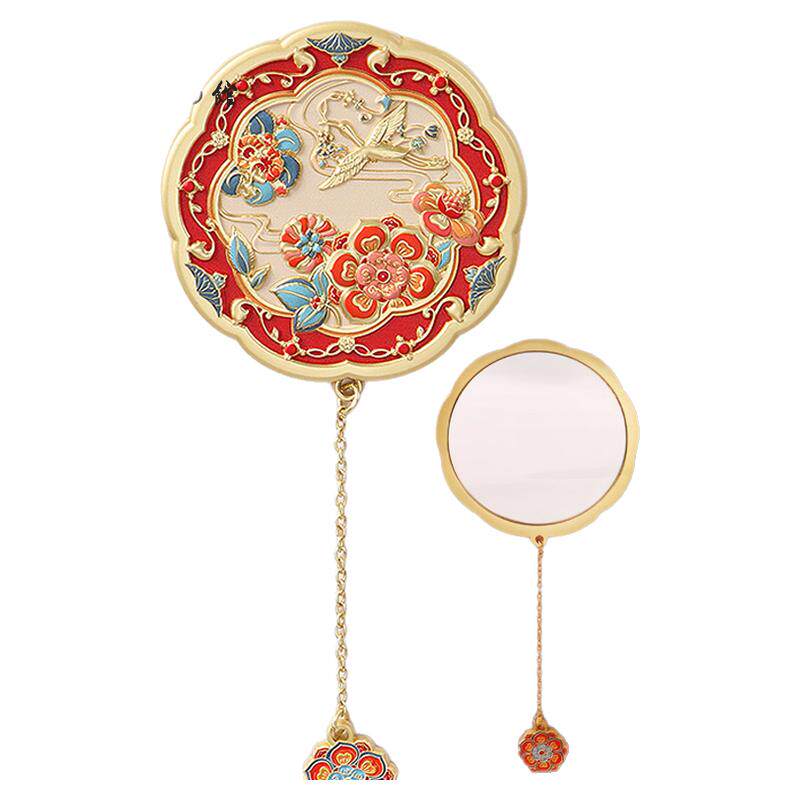 陕西历史博物馆随身镜文创古风便携手持化妆镜婚庆创意礼物送女友