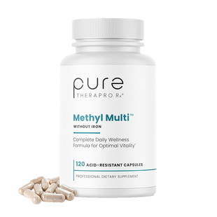现货美国直邮Pure Therapro活性成人甲基复合维生素不含铁男女士