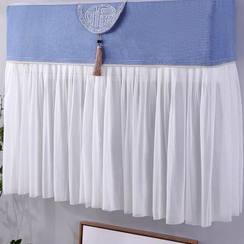 全包空调罩挂式挡风罩开机不v取室内布艺壁挂冷气防尘罩套防直吹