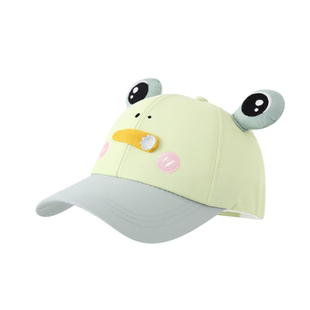 儿童可爱卡通青蛙速干棒球帽男女童鸭舌帽春夏季超萌宝宝防晒帽子