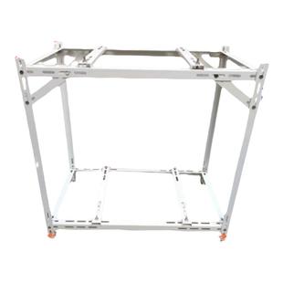 家用中央空调外机架子省空间落地双层多台堆叠放防震定制可调托架