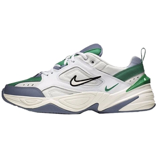 NIKE耐克M2K男鞋Tekno白绿薄荷绿复古老爹鞋休闲跑步鞋AV4789-009